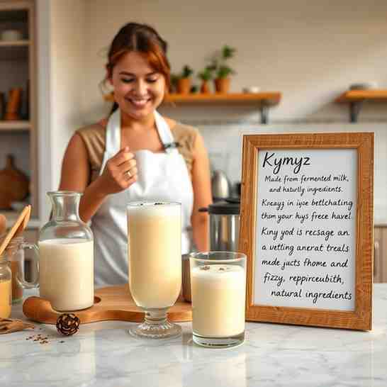 Kymyz (Kumis) - Make a Fizzy Fermented Milk Drink at Home